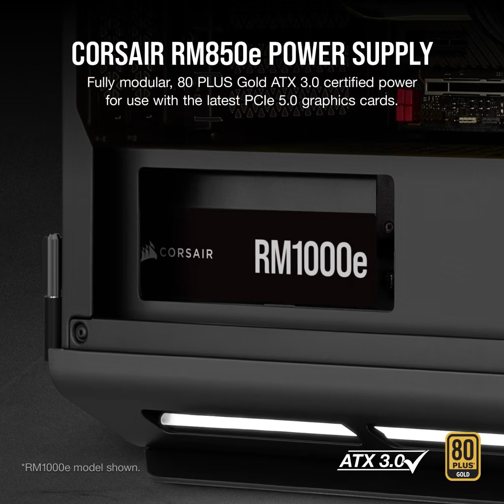 CORSAIR RM850e Fully Modular 80+ GOLD ATX Power Supply (UK)