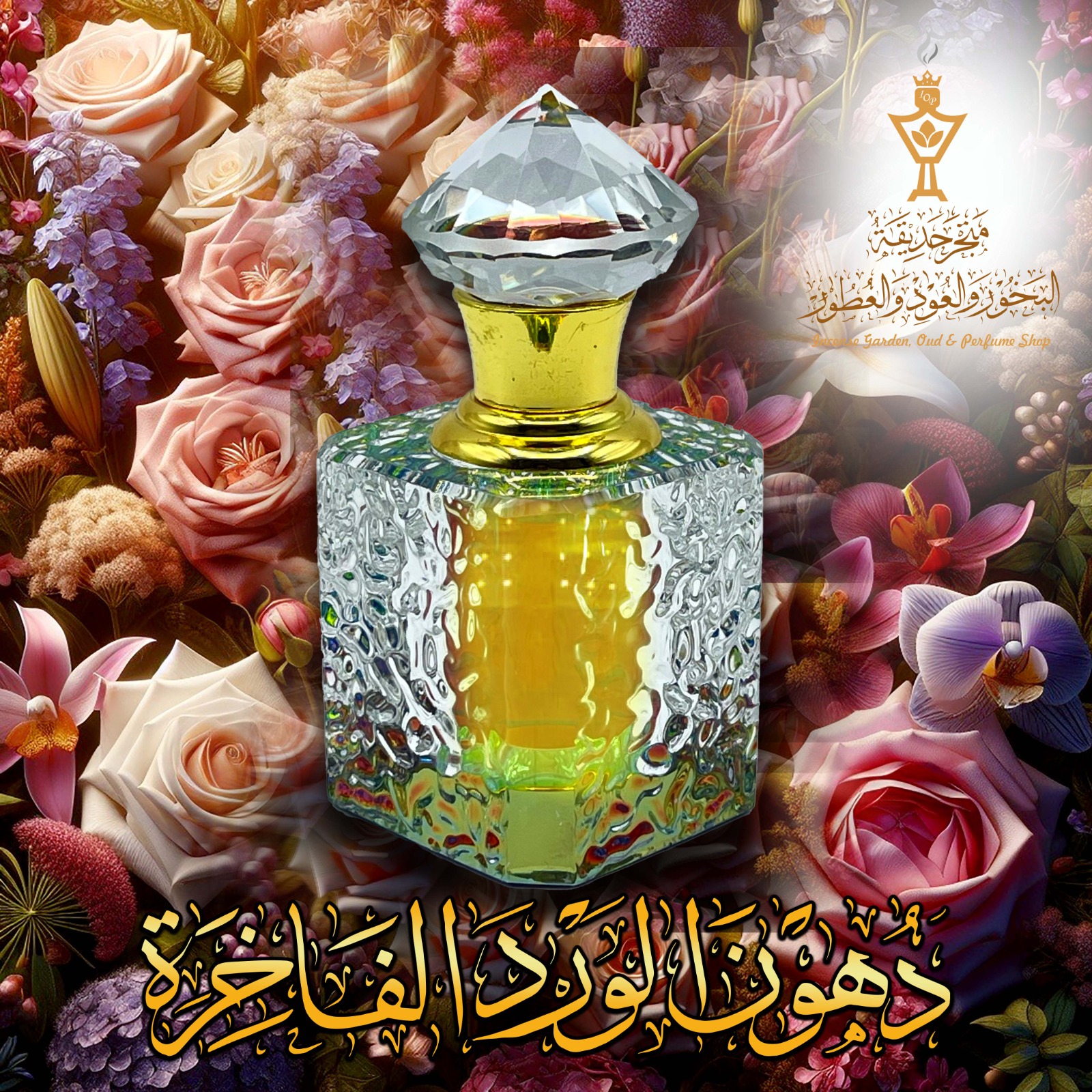 Luxury rose perfumes