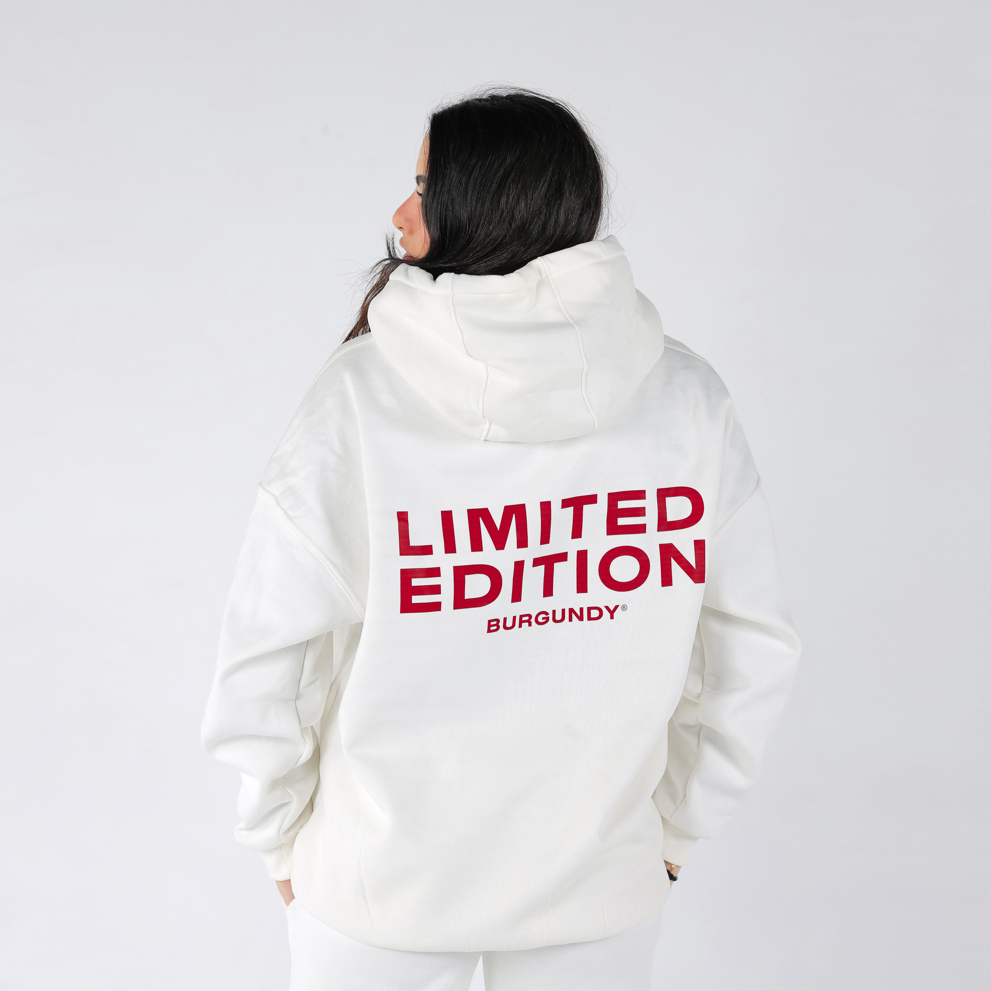 White Oversized Limited Edition Hoodie White Oversized Limited Edition Hoodie