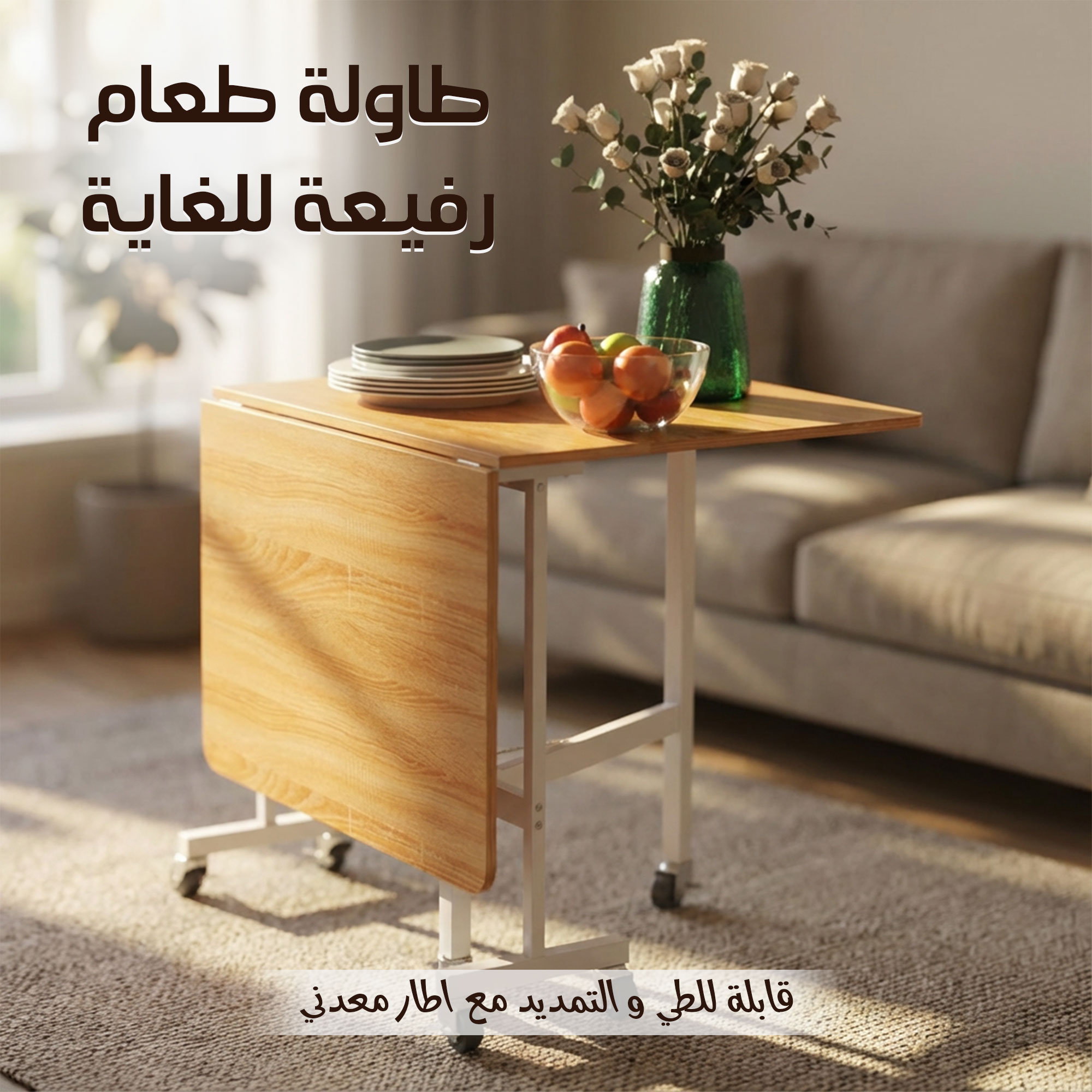طاولة مطبخ قابلة للطي