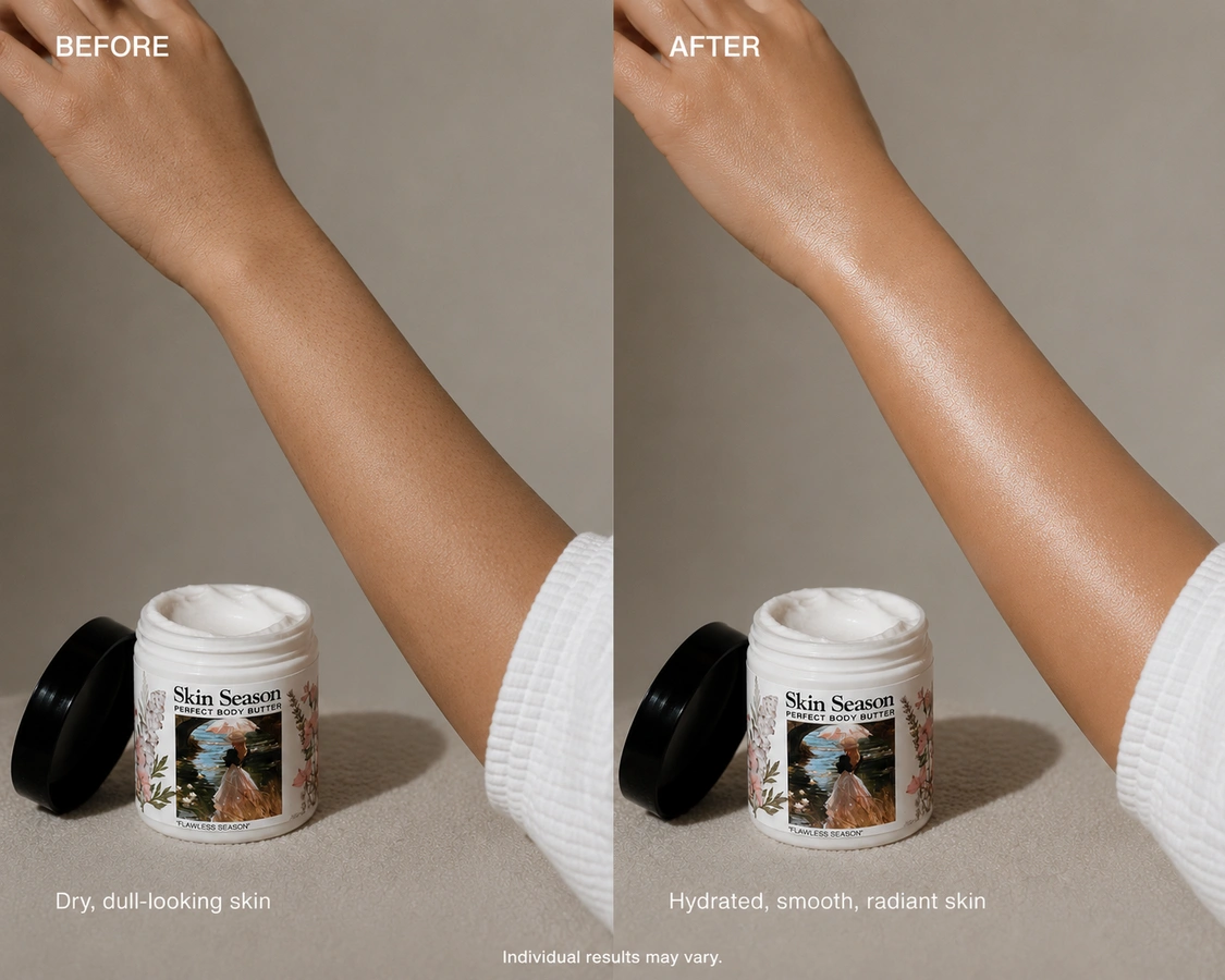 كريم جسم مرطّب بزبدة الشيا وزبدة الكاكاو | Shea and cocoa butter body 