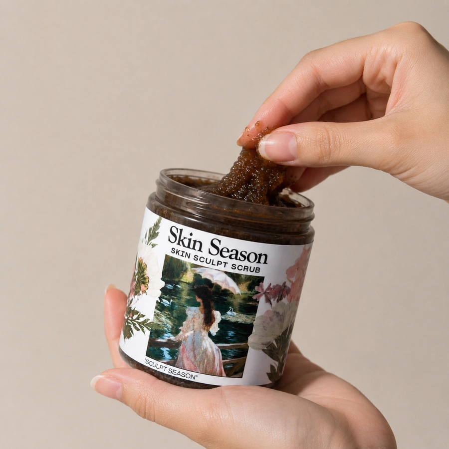 مقشّر جسم لتنعيم الملمس وتفتيح المناطق الداكنة | Body scrub for smooth