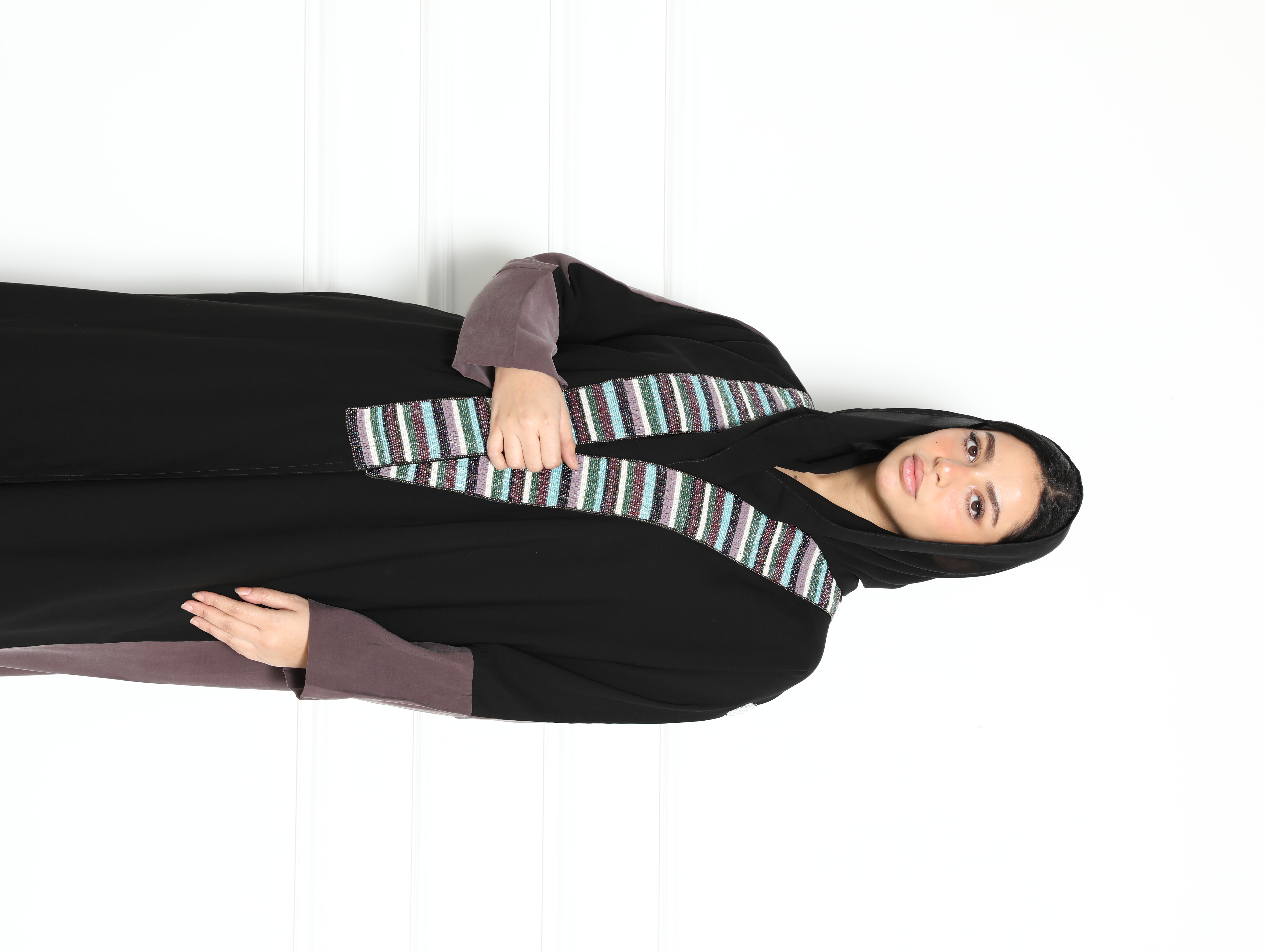 عباية لون موف - نيدل كرياتفيتي 