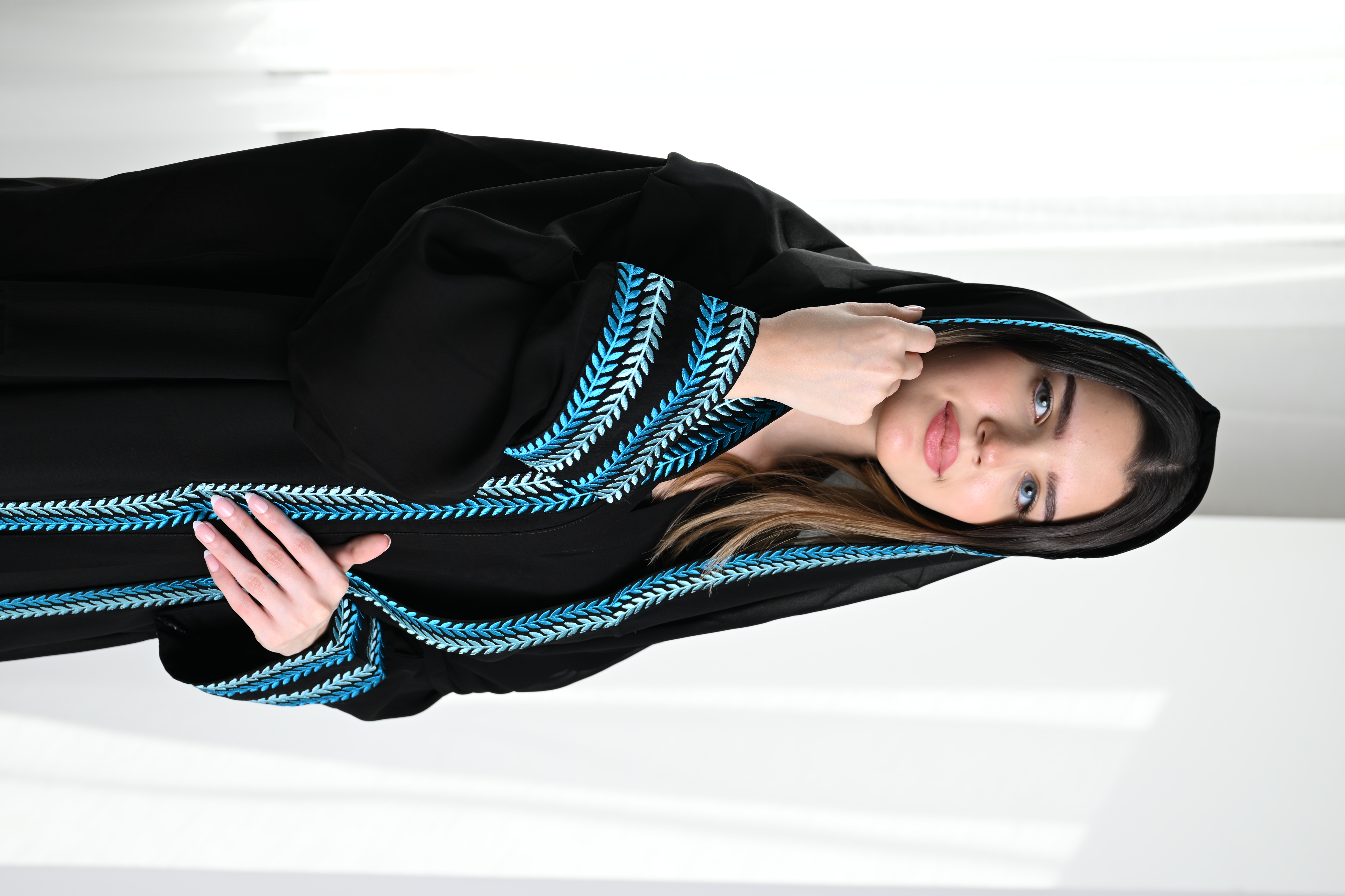 عبايات ازرق سماوي