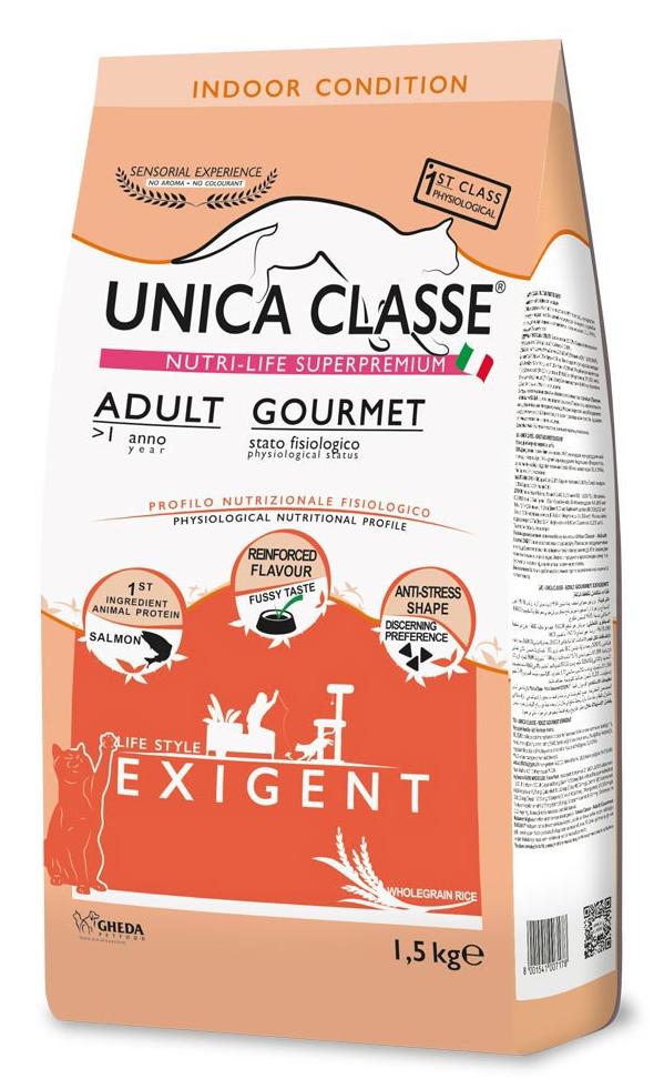UNICA CLASSE CHAT ADULT GOURMET EXIGENT 1.5 KG
