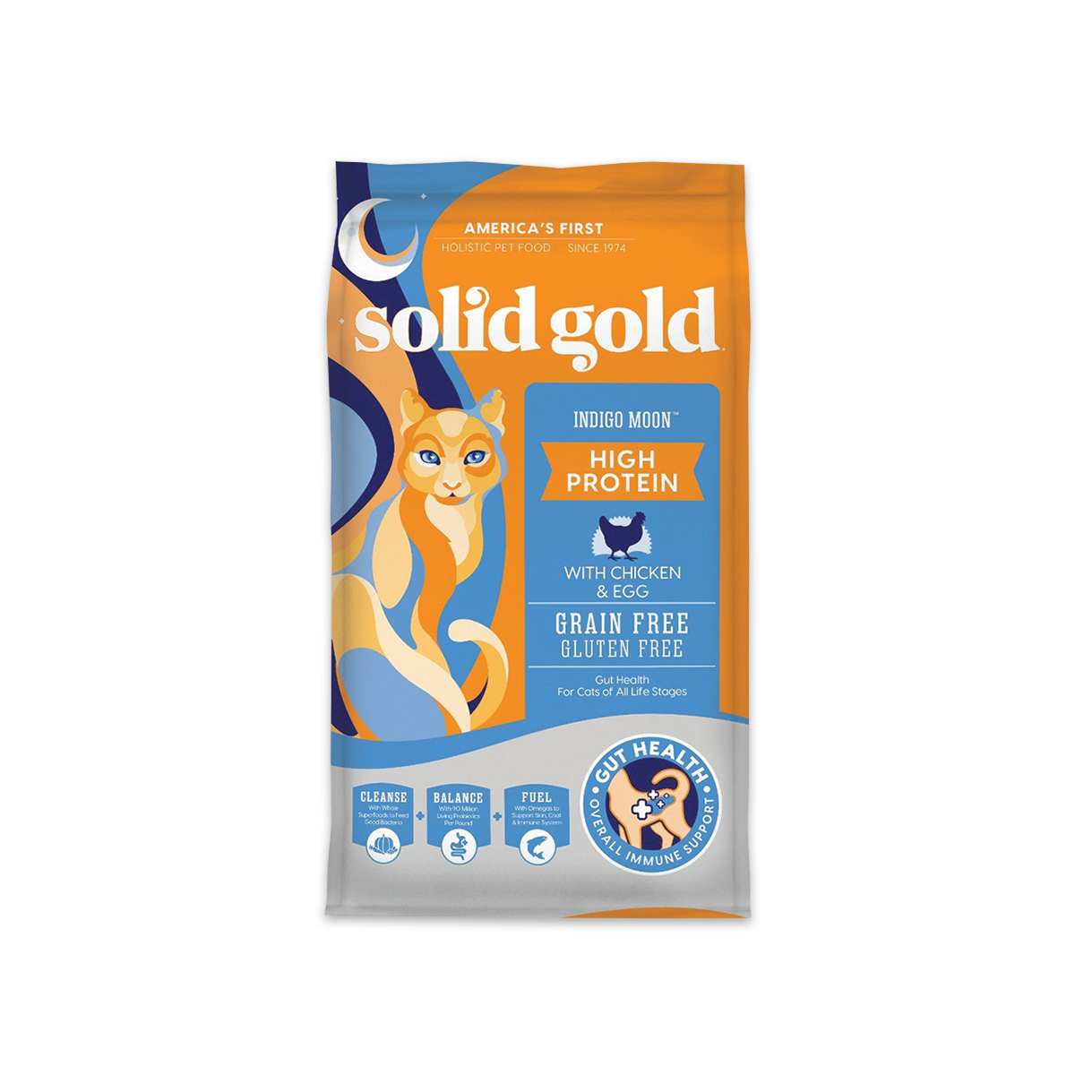 سوليد جولد طعام صغار القطط دجاج وبيض SOLID GOLD - الحيوانات الثمينة