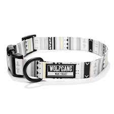 Wolfgang - WhiteOwl Collar M - طوق وسط  ابيض للكلاب