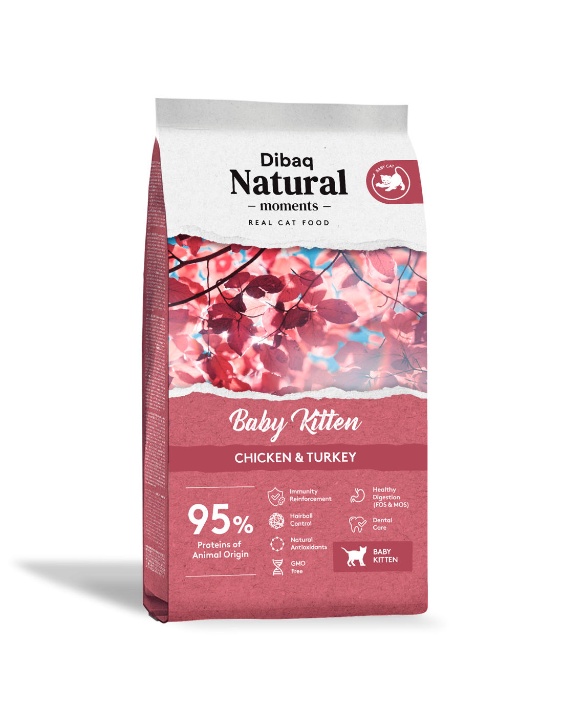 dibaq natural moments baby kitten chicken & turkey