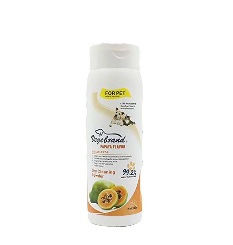 Fiji Grand Dry Cleaning Powder - Papaya Flavor - 150g - Gentle Pet Cleaning