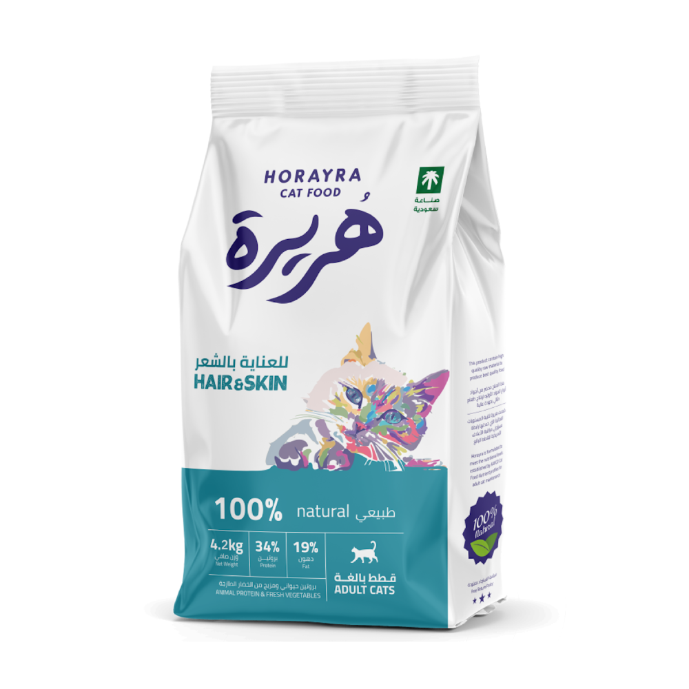 هريرة طعام جاف - هير اند سكن - 1.5 ك