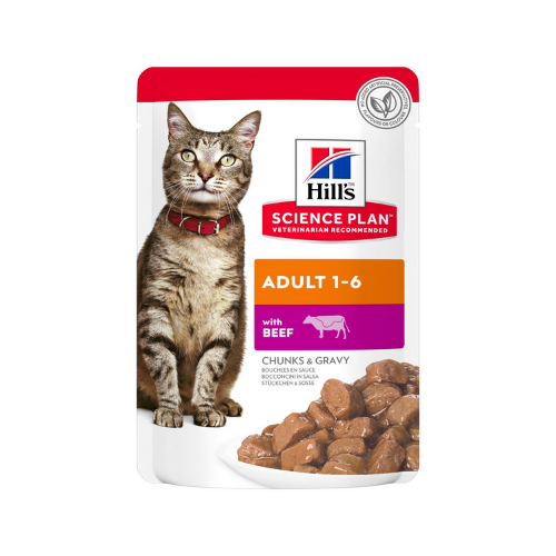 Hills Science Plan Adult Beef Pouch 85g