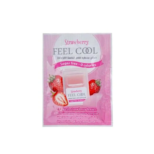 Feel Cool, Strips, Mouth Freshener, Strawberry Flavor