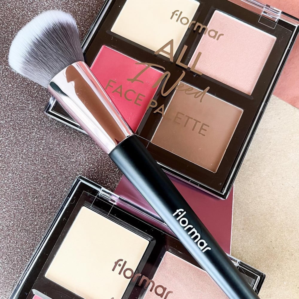  باليت الوجه 4 الوان من فلورمار - flormar All I need Face Palette 