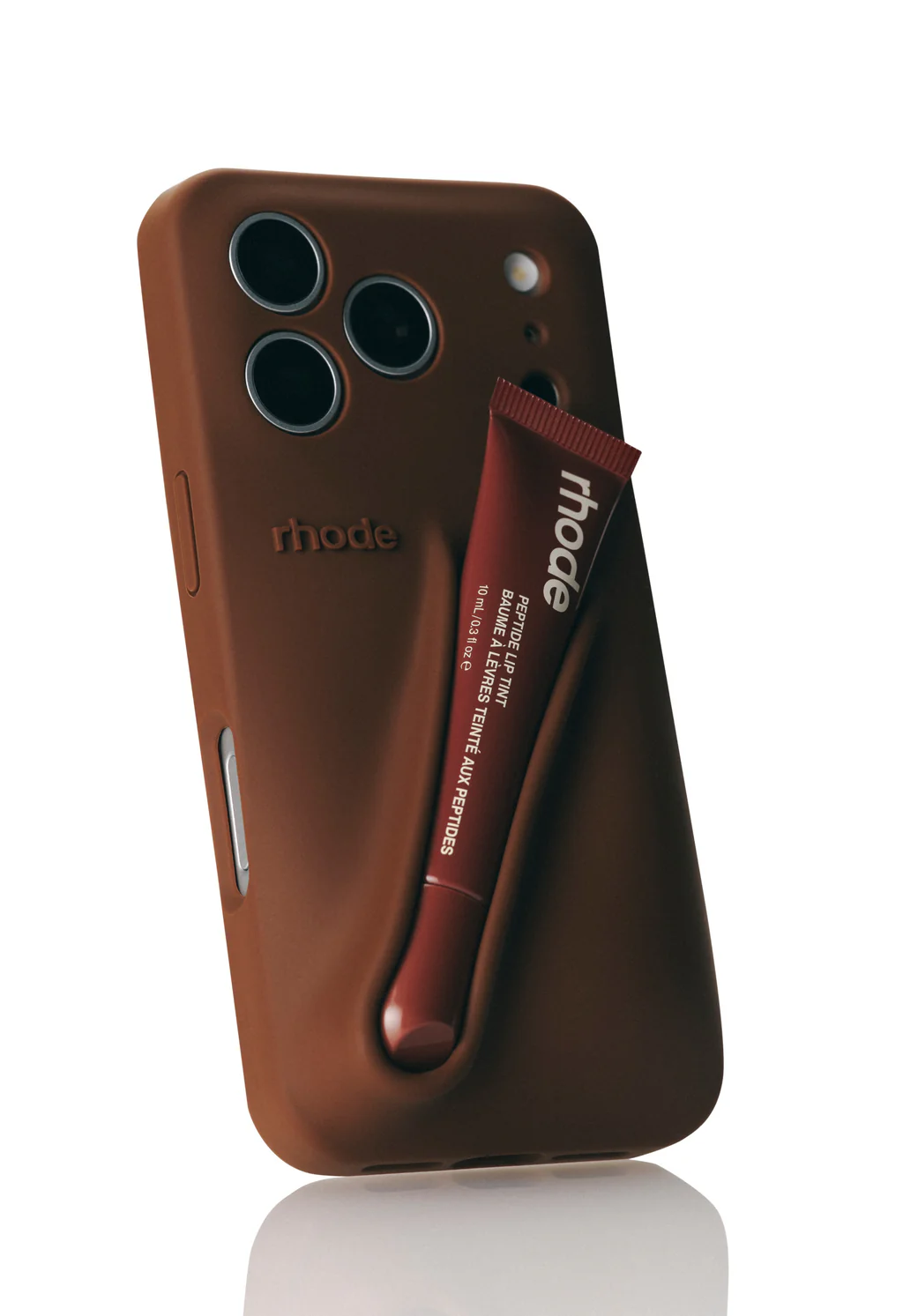 rhode lip case - bronze