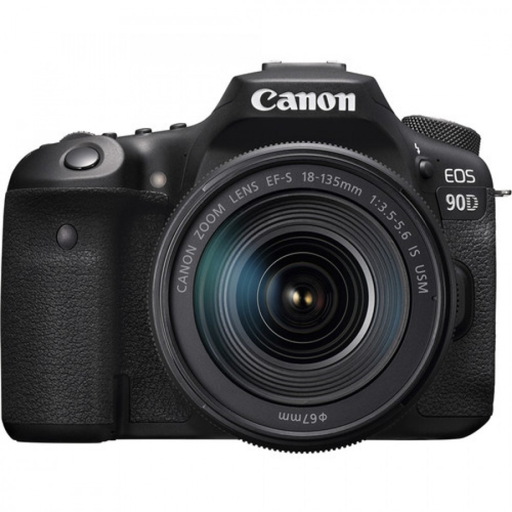 كاميرا كانون d90 مع عدسة 18-135mm تصوير سريع ودقيق