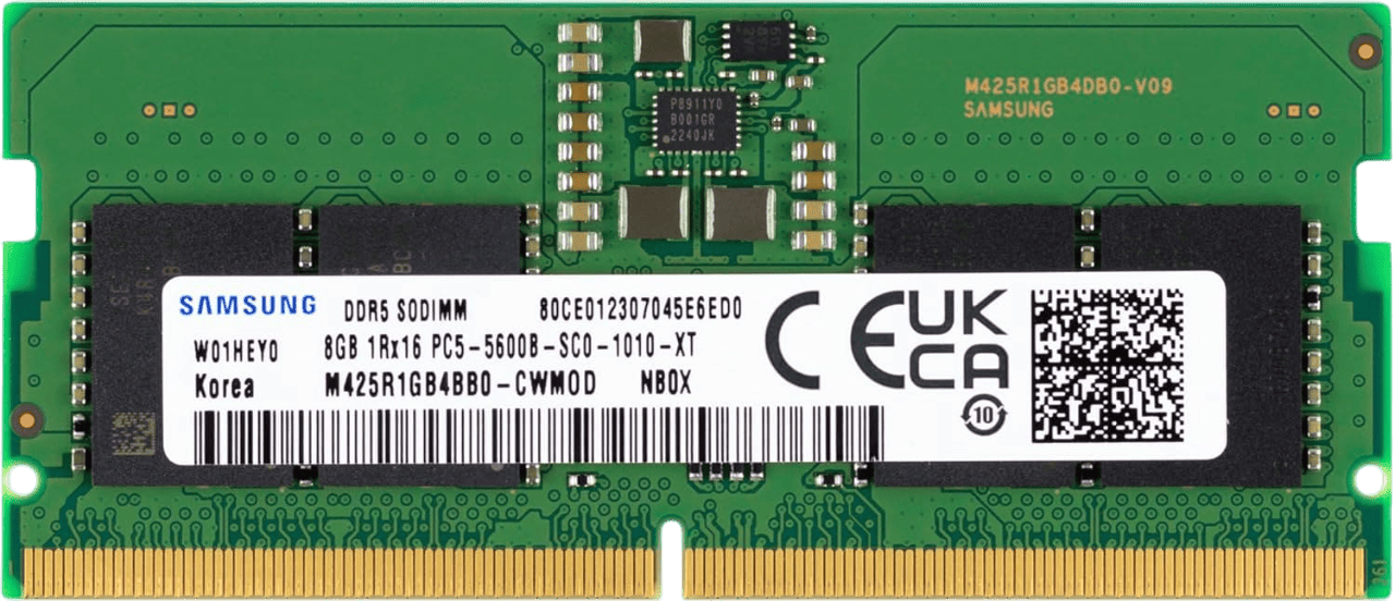 Samsung 8GB DDR5 5600MHz RAM Module (SO-DIMM/UDIMM)