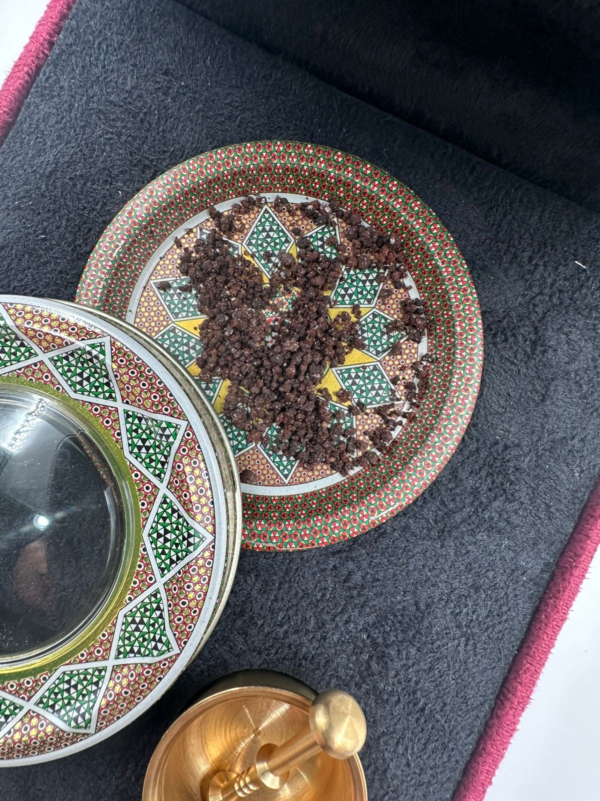 بودرة تراب مسك الغزال الطبيعي الخام 1 جرام