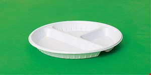 صحون بلاستيك دائرية