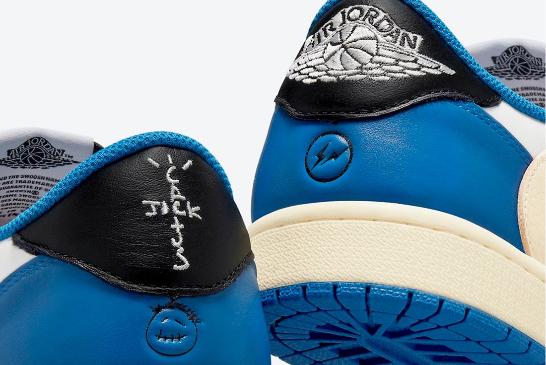  Air Jordan 1 Low Travis Scott Blue-NK121