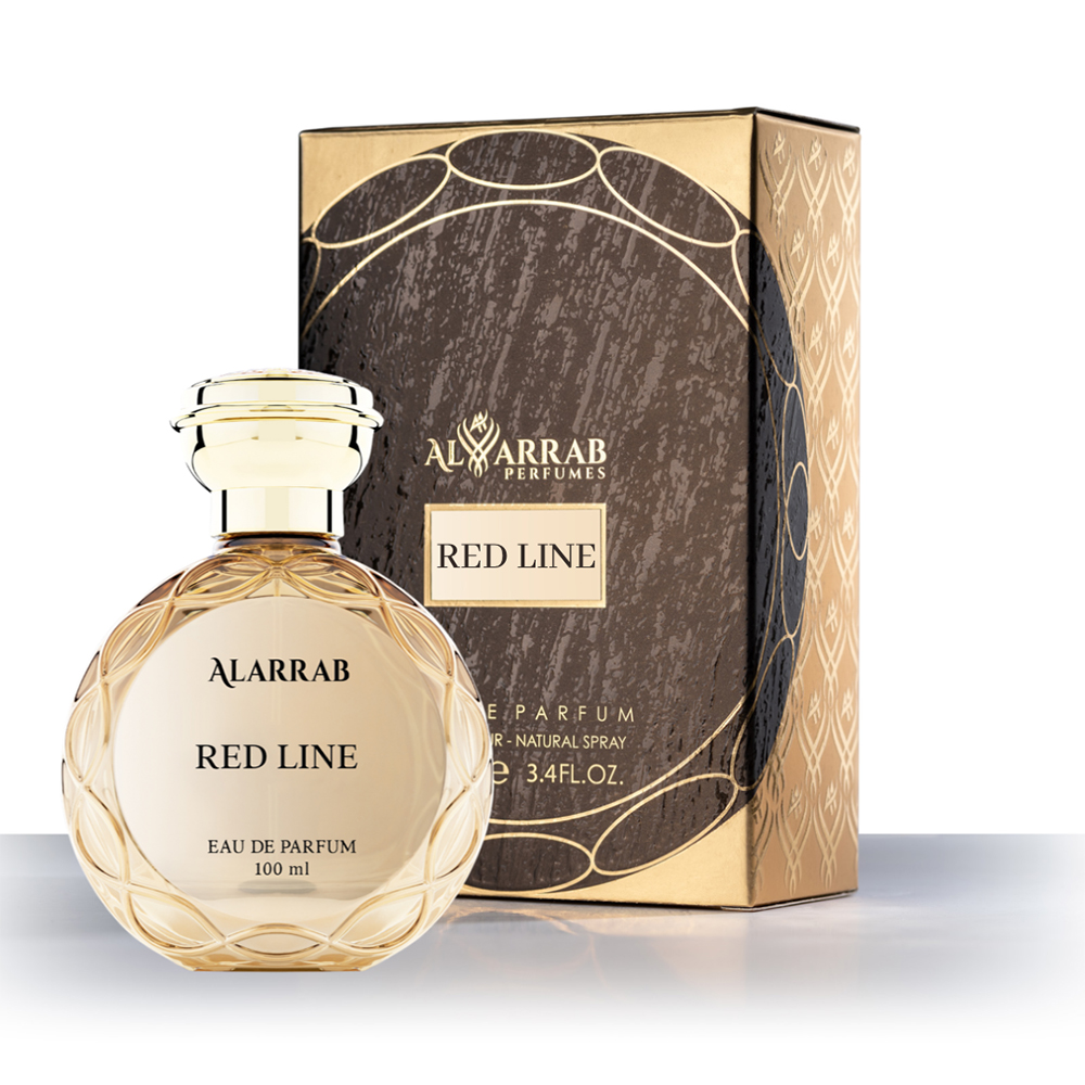 عطر ريد لاين للعراب, عطر شرقي خشبي زهري فاخر، يأتي بعلبة ذهبي واسود
