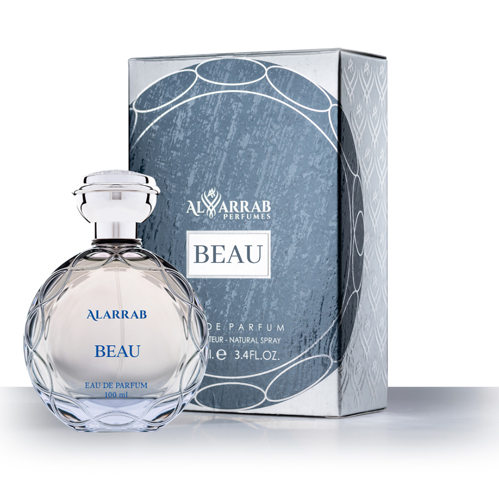 عطر بيو من العراب عطر فوجير اروماتيكي بعلبة لونها فضي وازرق