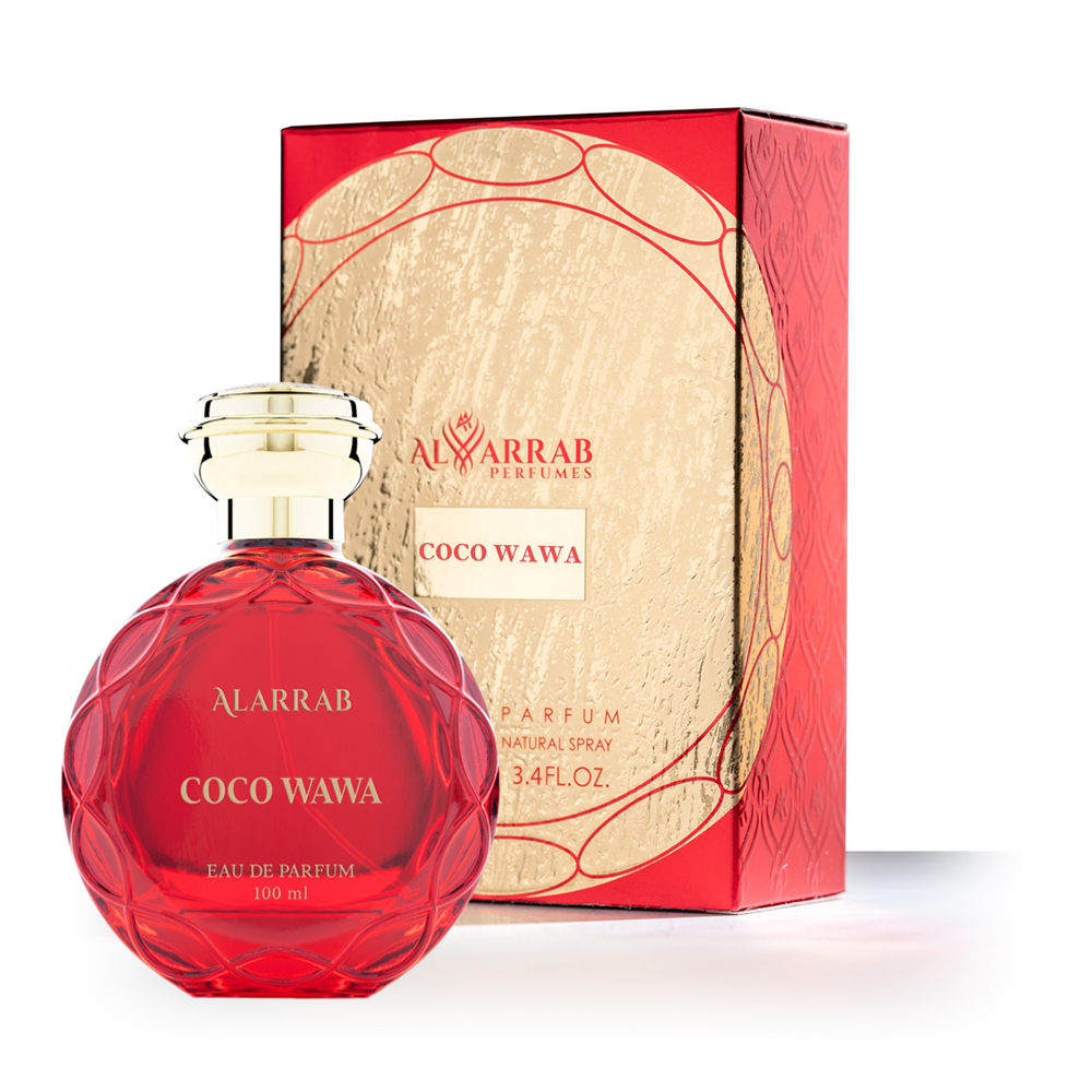 عطور العراب للنساء, علبة حراء بها البنفسج والمسك والزهر