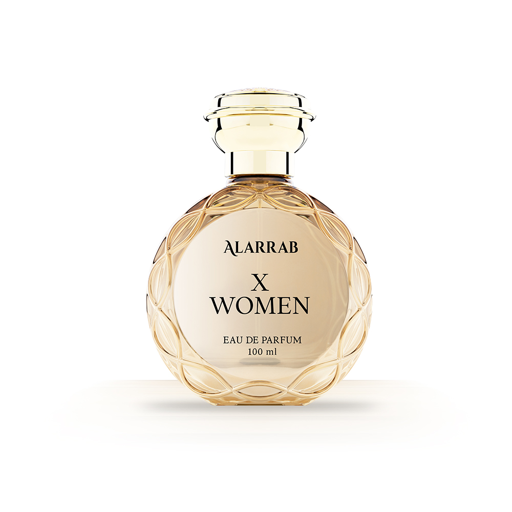 زجاجة عطر انيقة بحجم 100ml من عطر x-women الجذاب من العراب للنساء