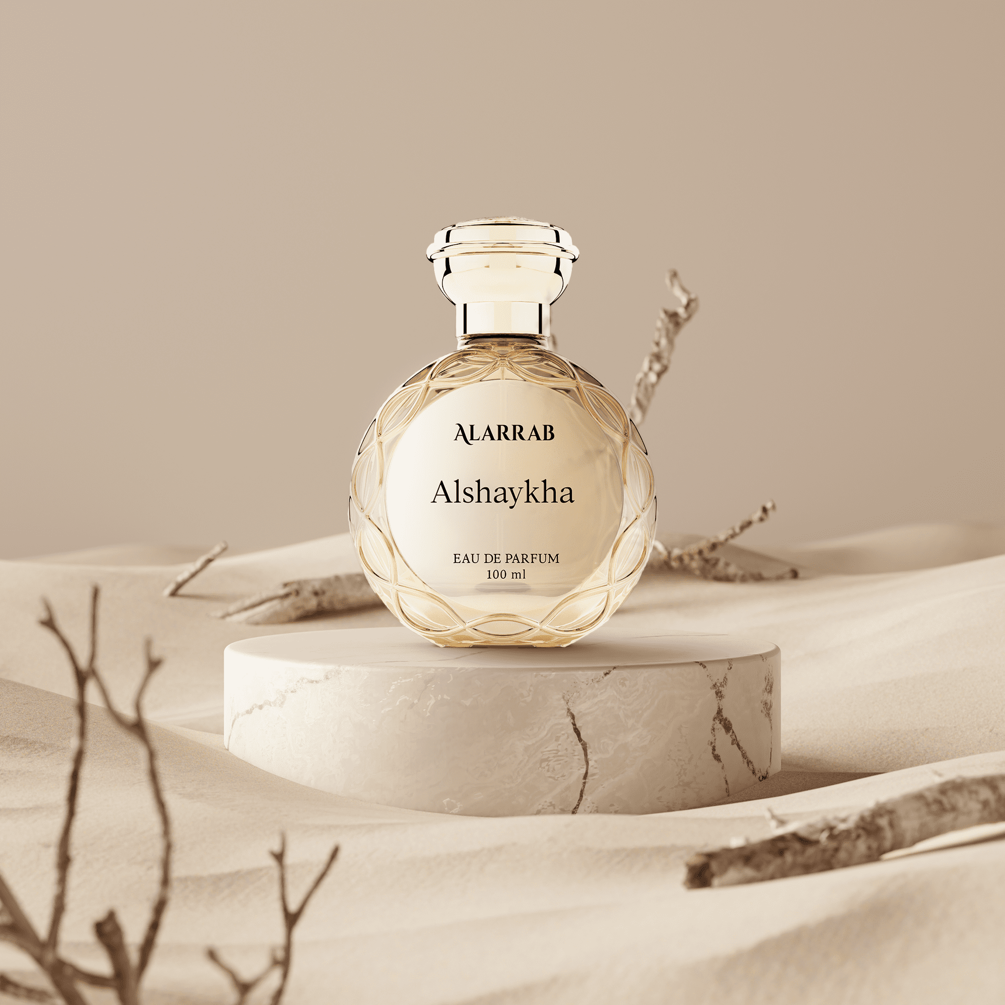 عطر الشيخة من عطور العراب للنساء بالمسك والورد والياسمين والهيلوتروب