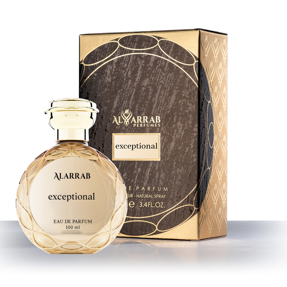 هدية من العراب للرجال والنساء عطر exceptional بغلاف علبة ذهبي واسود