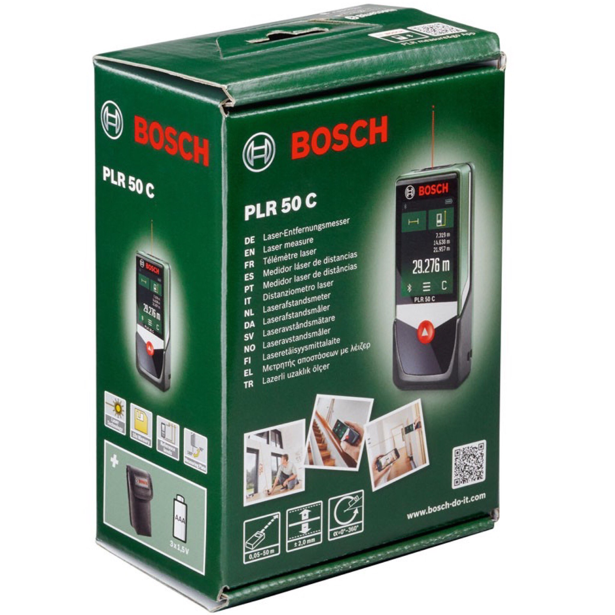 Bosch Plr 50 C Digital Laser Measure مطارق البناء كل ما يخص