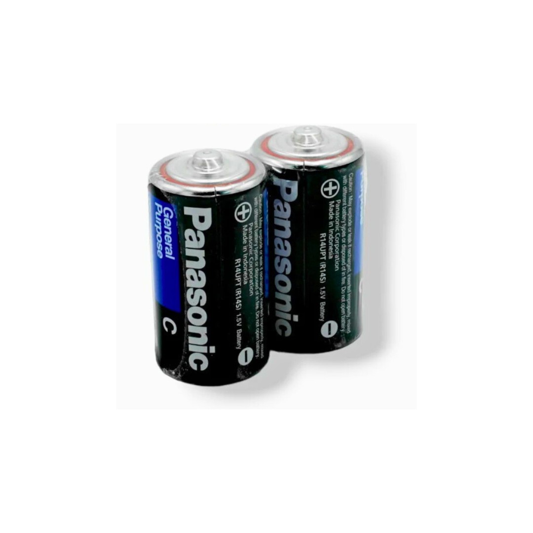Panasonic dry battery medium size C 2 pcs