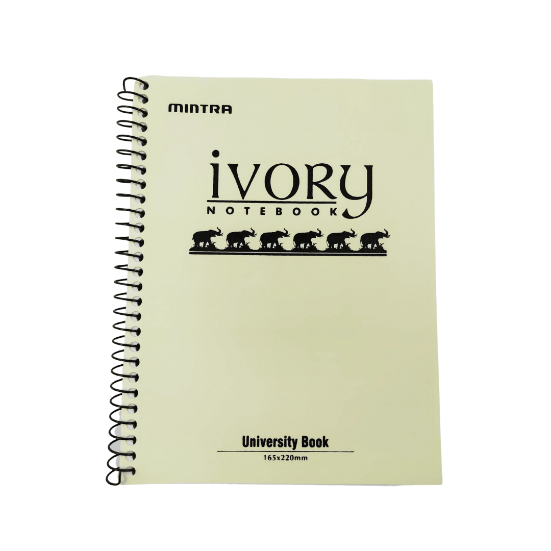 دفتر ملاحظات سلك 100 ورقة IVORY