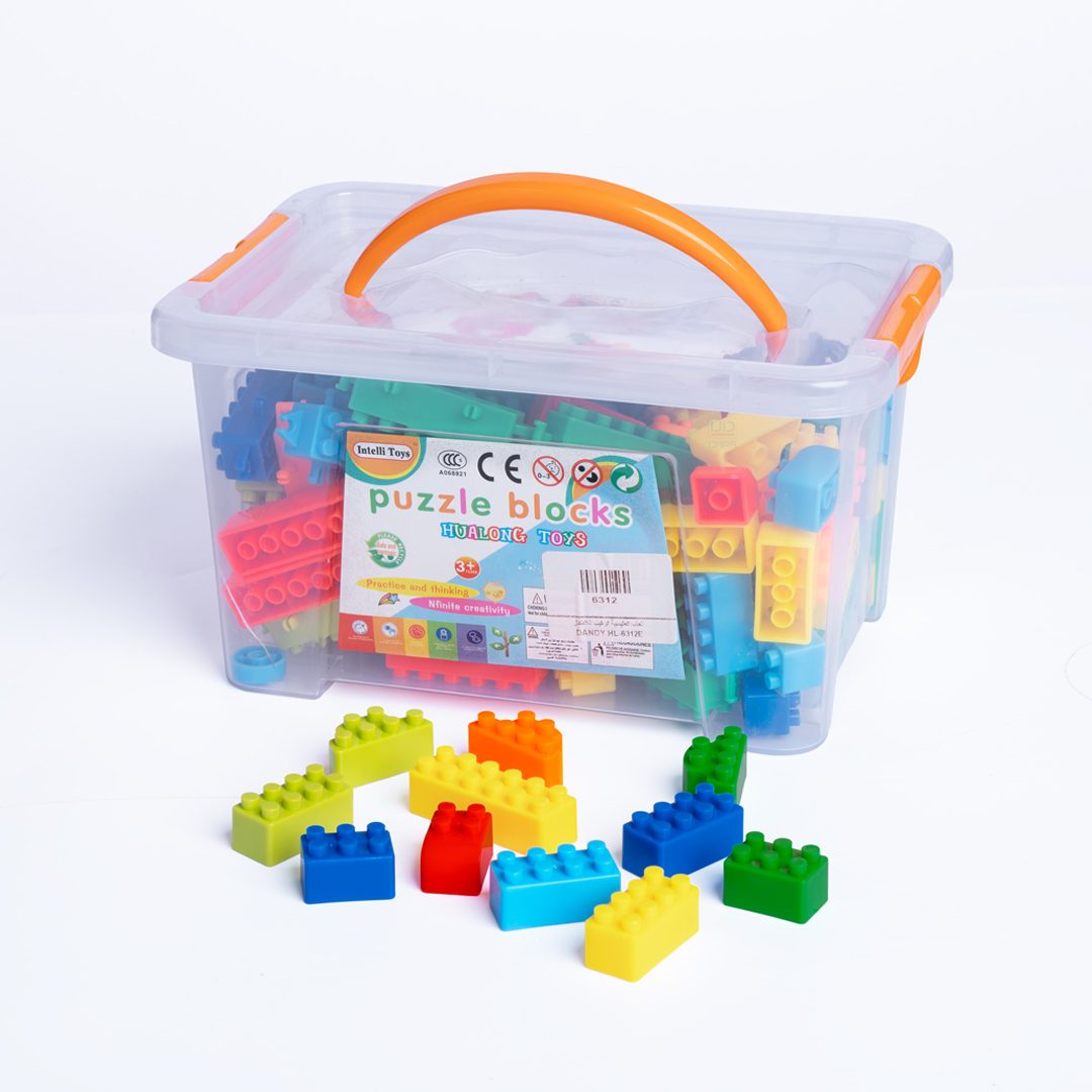 Puzzle Blocks Building Set for Kids