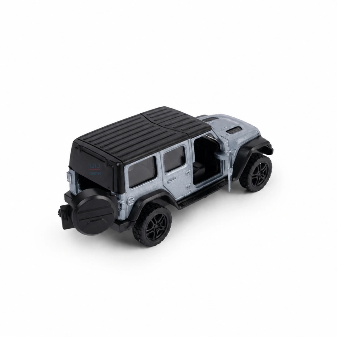 سيارة جيب JEEP مصبوبة من المعدن 1:32 - فضي