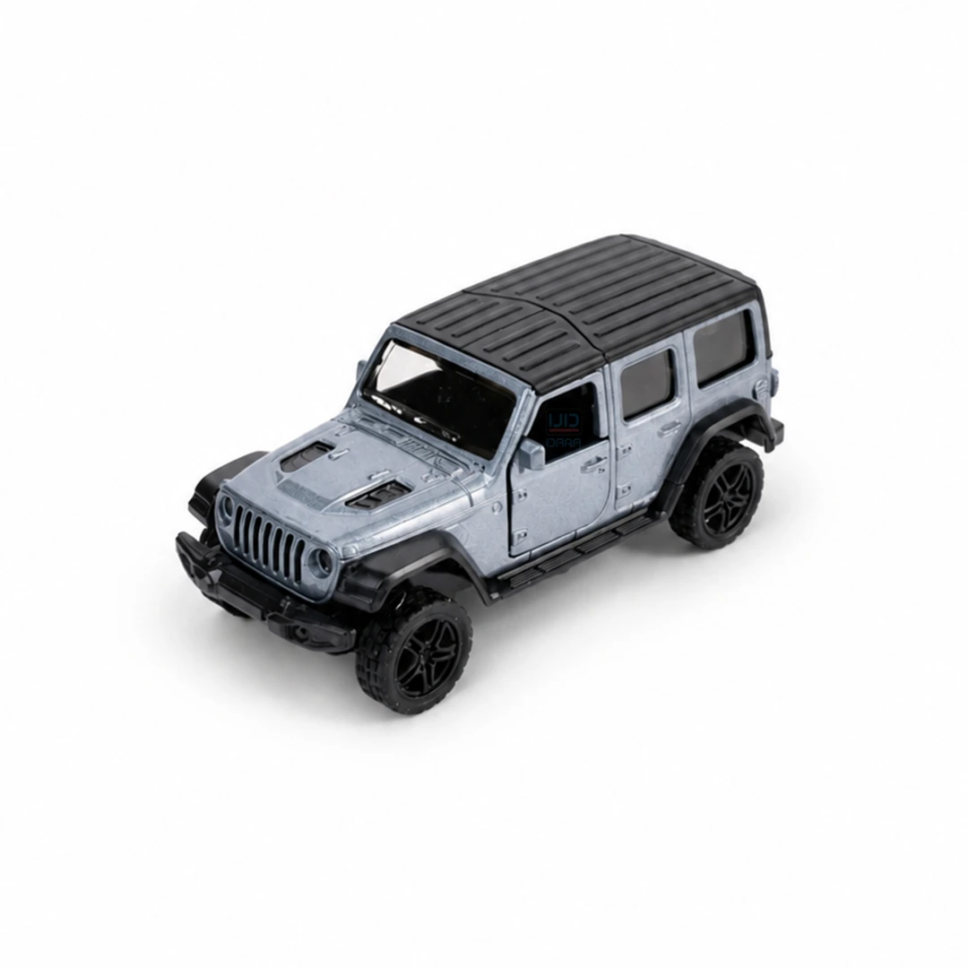 سيارة جيب JEEP مصبوبة من المعدن 1:32 - فضي