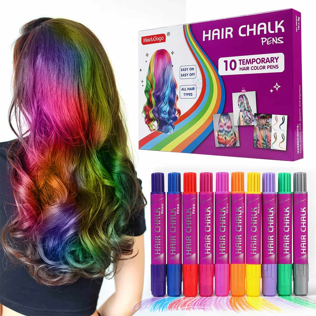 Meidu Hair Chalk Pens 10 colors
