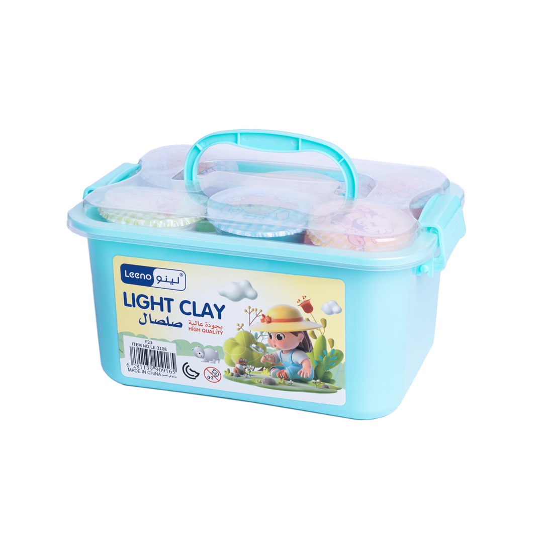 Light Clay 24 Colors Blue Box