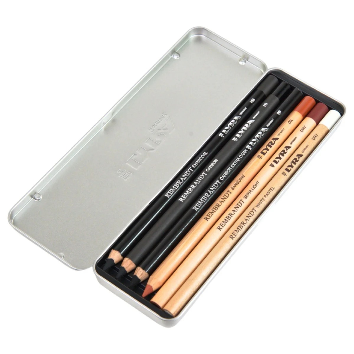 Lyra Rembrandt Sketching Set with Metal Case (Pack of 6)