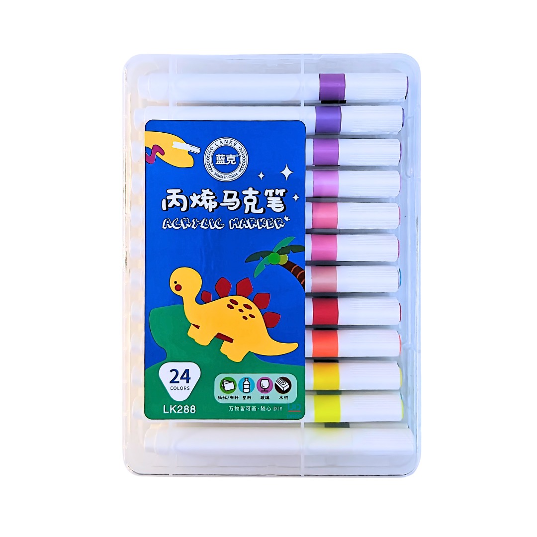 Acrylic Markers 24 Colors set