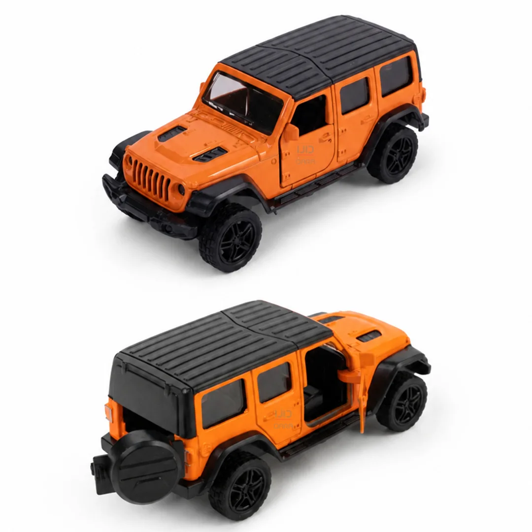 سيارة جيب JEEP مصبوبة من المعدن 1:32 - برتقالي