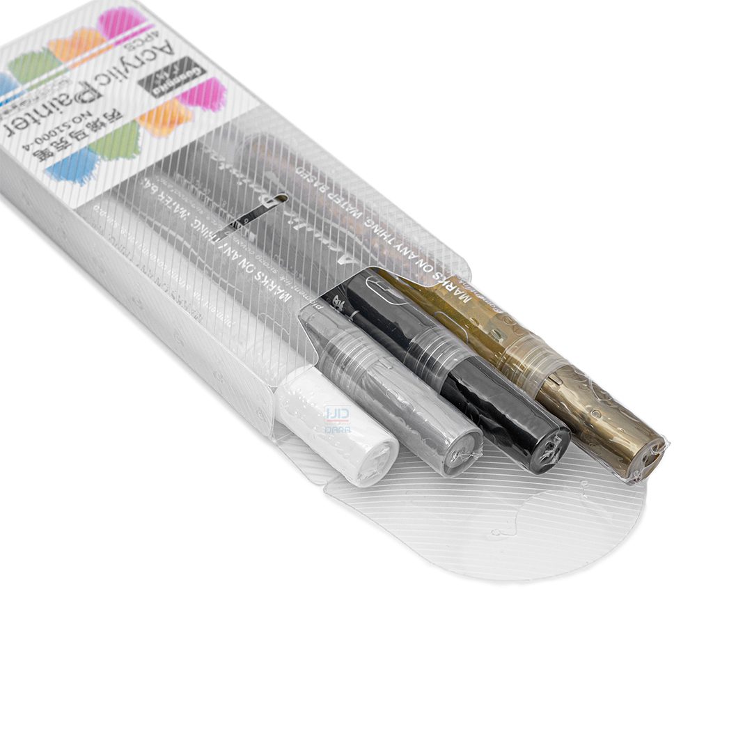 Acrylic Paint Marker Pens 4 Colors