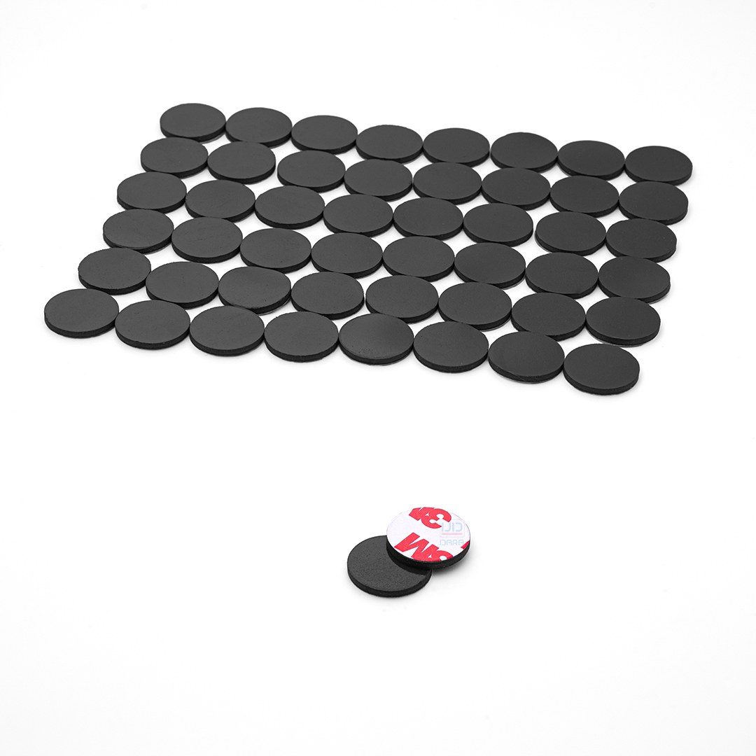 Adhesive Magnetic Circle Set 2x2 cm