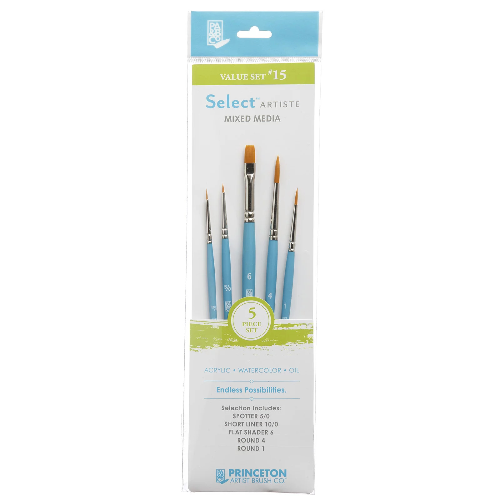 طقم 5 فرش رسم متعددة الإستخدام (Value Set 15)  , برينستون