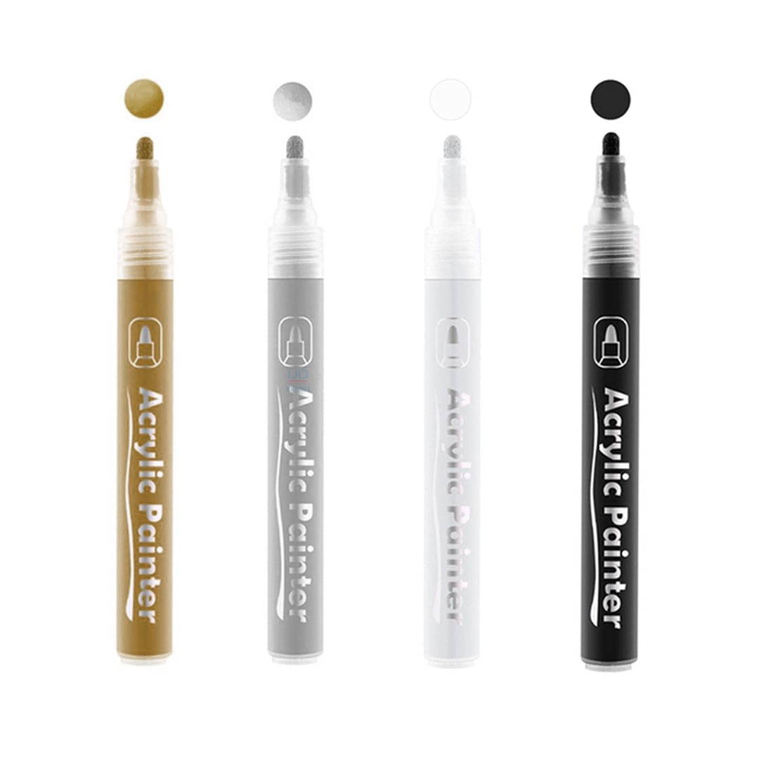 Acrylic Paint Marker Pens 4 Colors