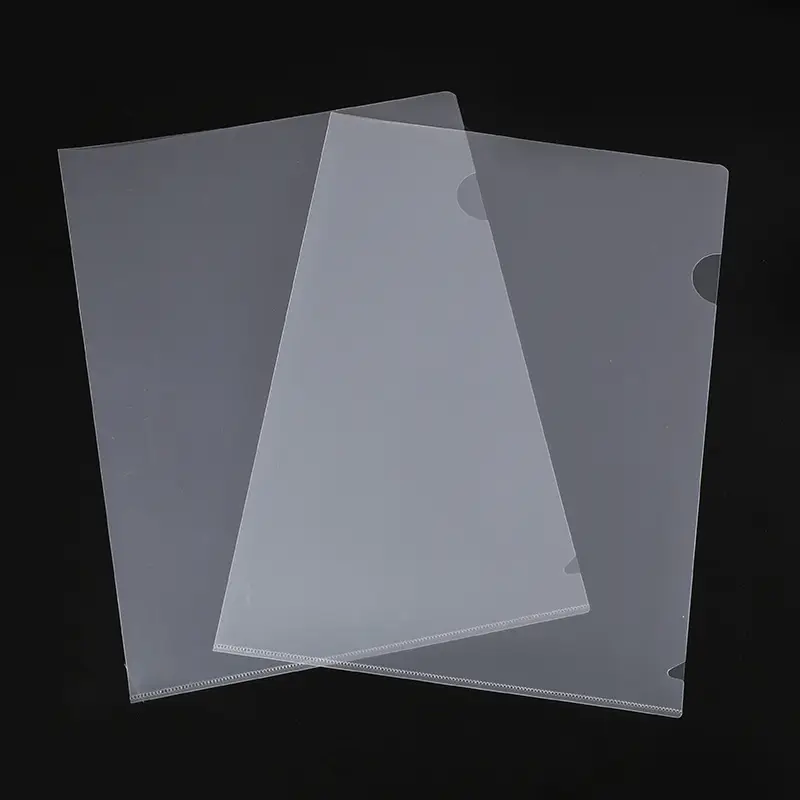  Transparent File L Shape 100 pcs