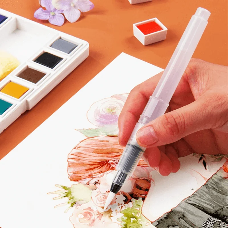 فرشاة رسم مائية قابلة لإعادة التعبئة
