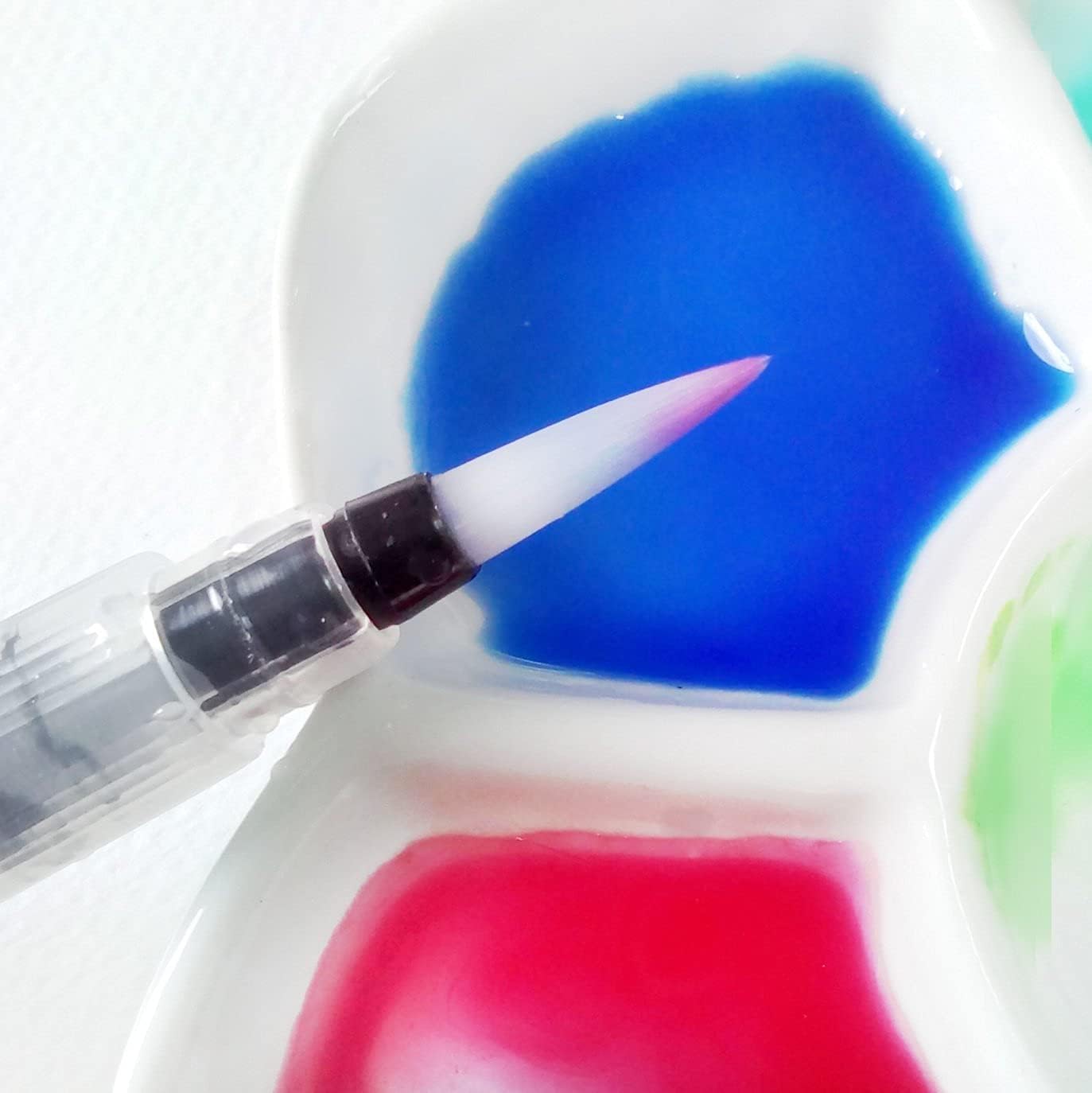 فرشاة رسم مائية قابلة لإعادة التعبئة