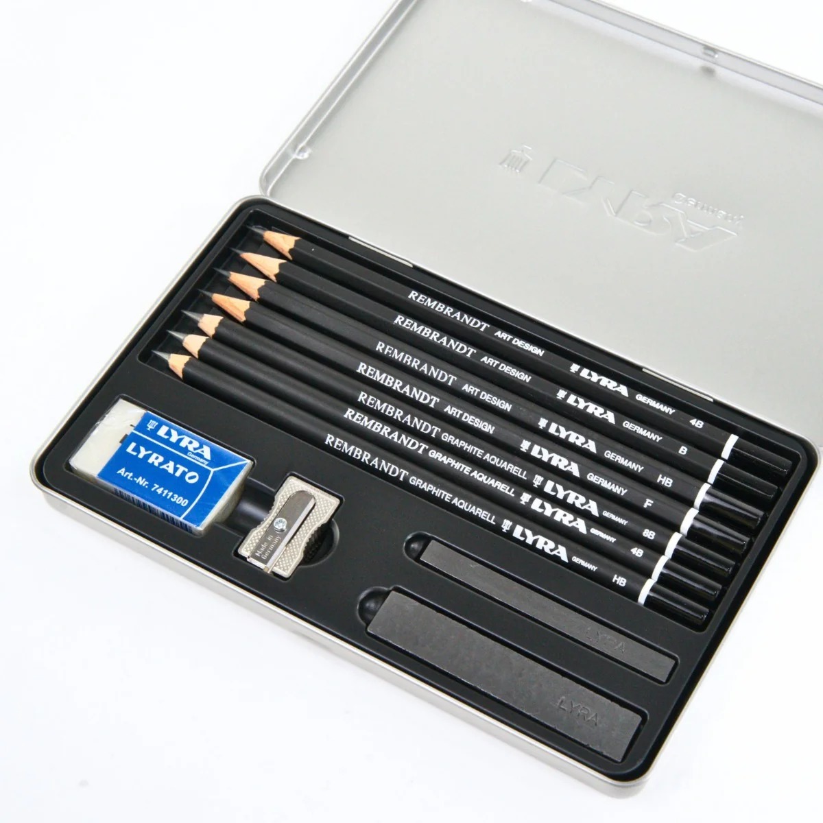 طقم أقلام جرافيت 11 قطعة ( REMBRANDT GRAPHITE SET ), ليرا