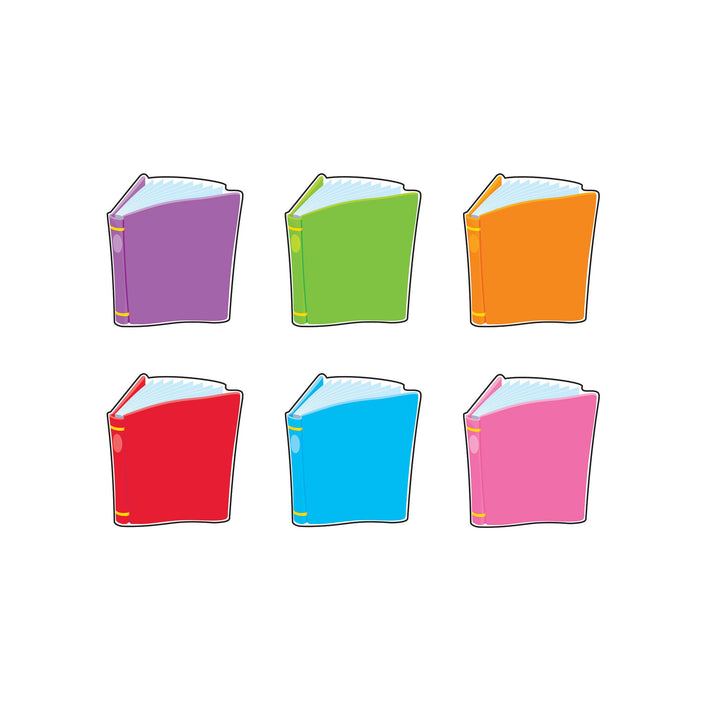 ملصقات الكتب بألوان مختلفة من المثلث