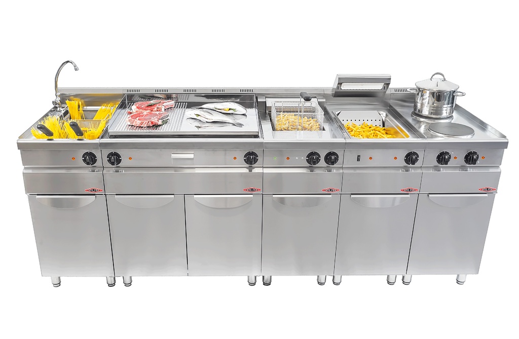 جريل كهرباء ستيلفر أملس 80 سم قائم إيطالي STILFER 8000W
